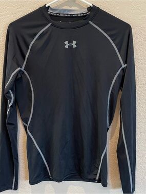 Under Armour Compression Performance Long Sleeve Shirt in Black Size Medium